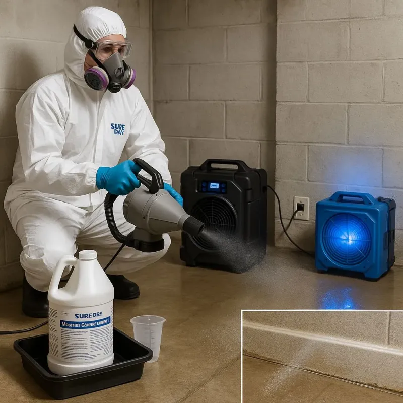 Sanitization and Odor Removal process in Teague, TX