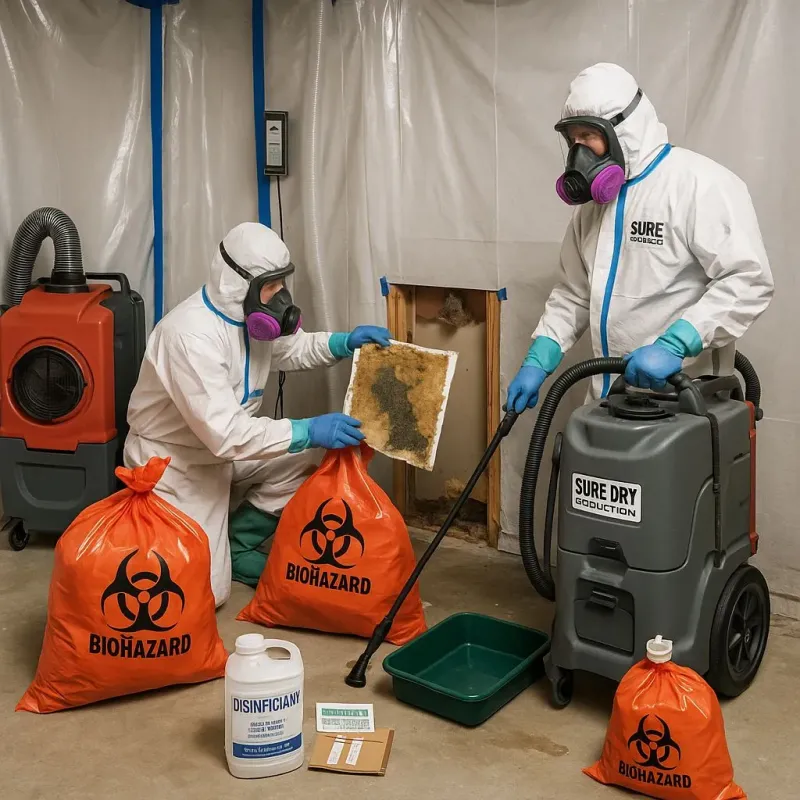 Contaminated Water Handling Protocols process in Teague, TX