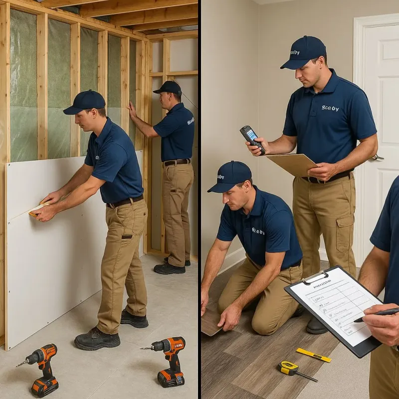Repairs and Reconstruction process in Teague, TX
