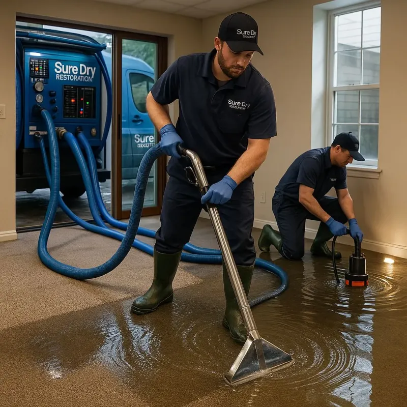 Water Extraction and Removal process in Teague, TX